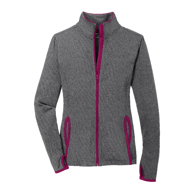 Charcoal Grey Heather/Pink Rush