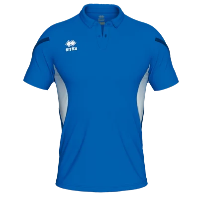 Errea Clark Polo Shirt (Blue/White/Navy)