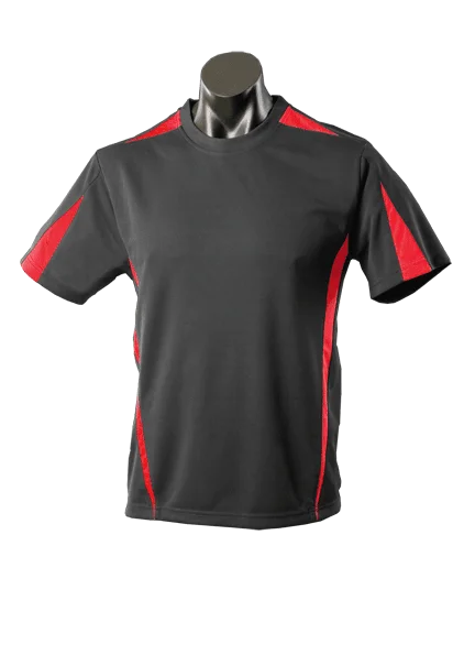 Kids Eureka Sports Tee - Black/Red