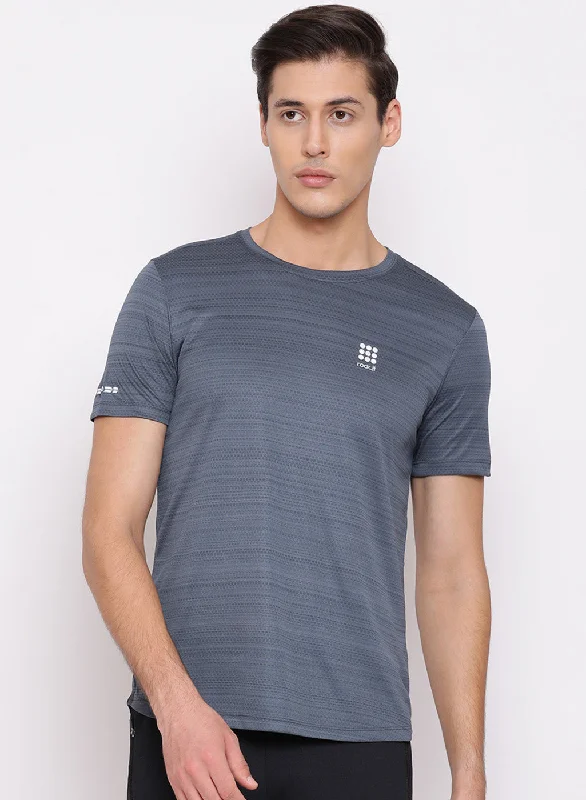 Rockit Lt. Green Round Neck Regular Fit T-Shirt