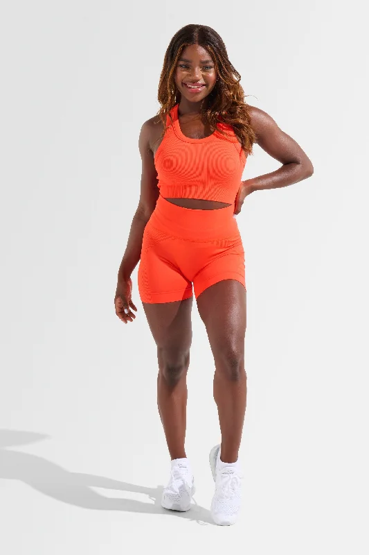 Elevate Seamless Sports Bra - Orange