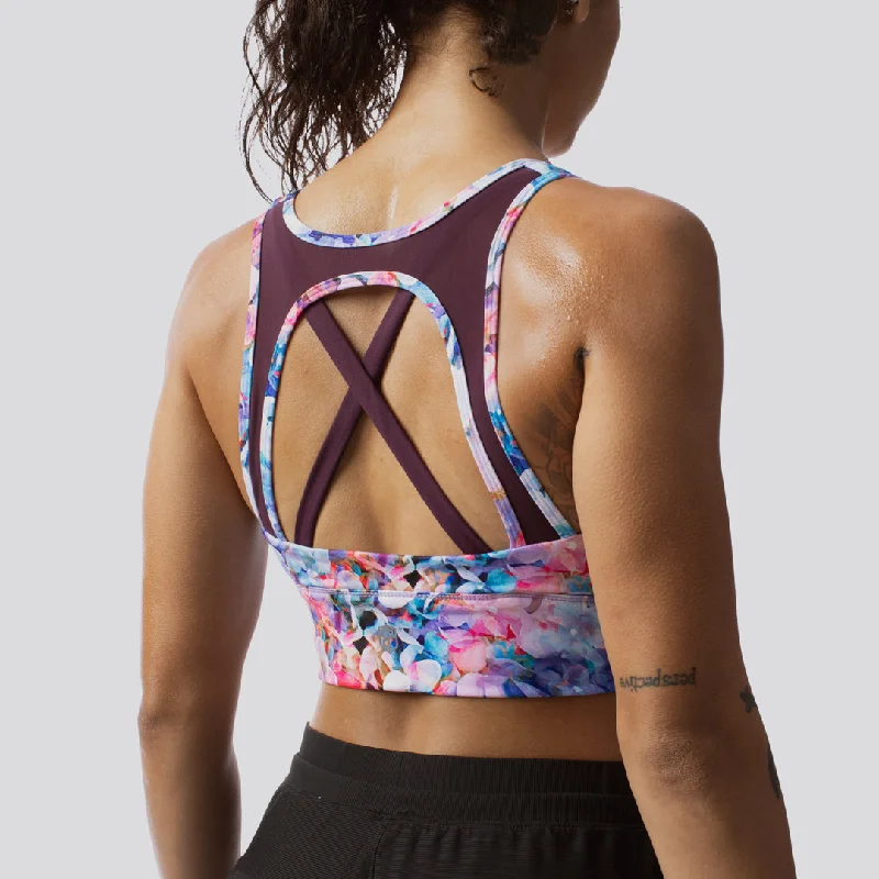 Milk and Muscles Nursing Sports Bra (Floral Refresh)