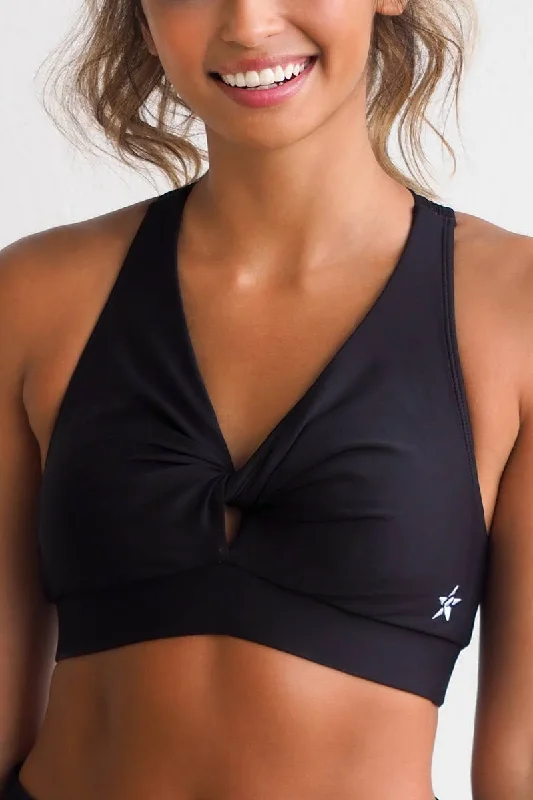 Perseverance Sports Bra in Black