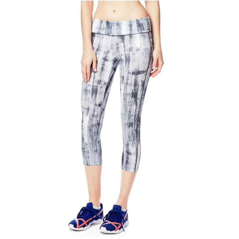 Aeropostale Womens Active Crop Athletic Track Pants, Grey, X-Small