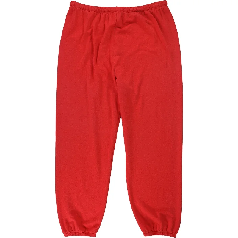 American Eagle Womens Solid Athletic Sweatpants, Red, X-Large