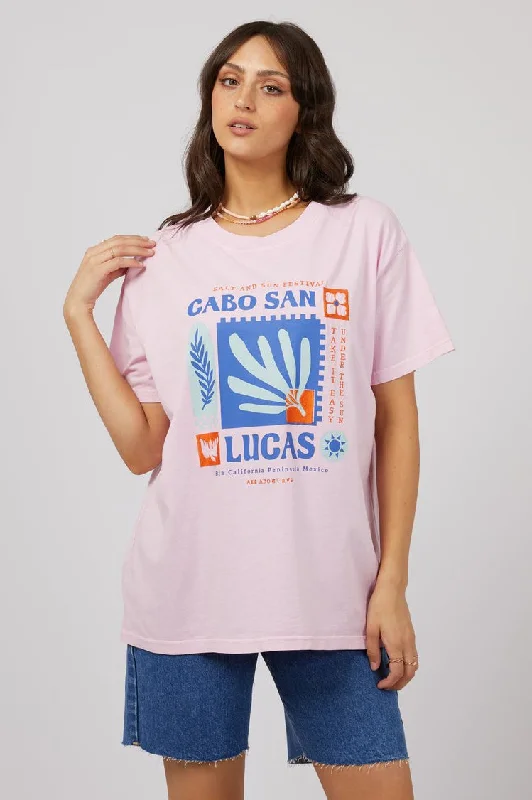 Baja Standard Tee | Light Pink