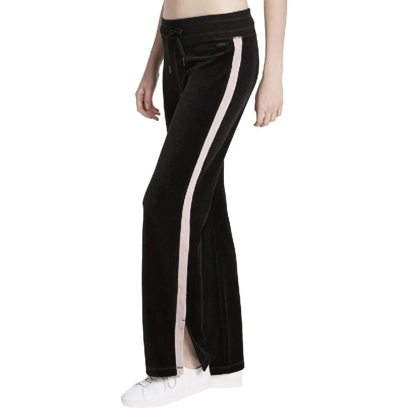 Calvin Klein Performance Women's Velour Jogger Track Pants Black Size Extra Small - X-Small