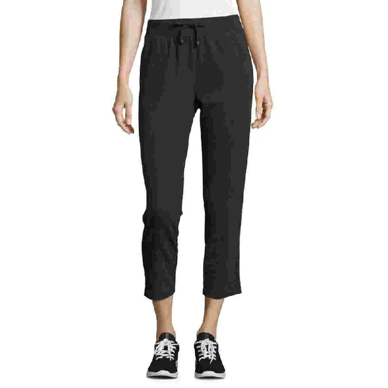 Champion Women's Varsity Stripe Ankle Pants Black