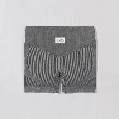 Daphne Bum Scrunch Shorts - Grey