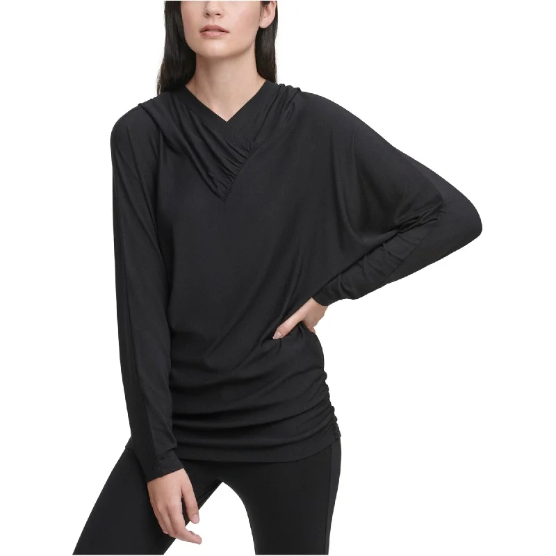 Dkny Womens Dolman-Sleeve Hoodie Sweatshirt