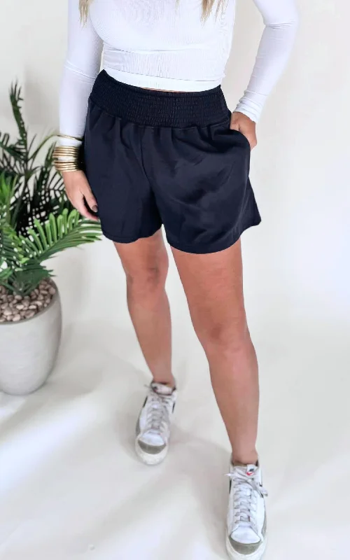 Flowease Smocked Waist Shorts | Mono B