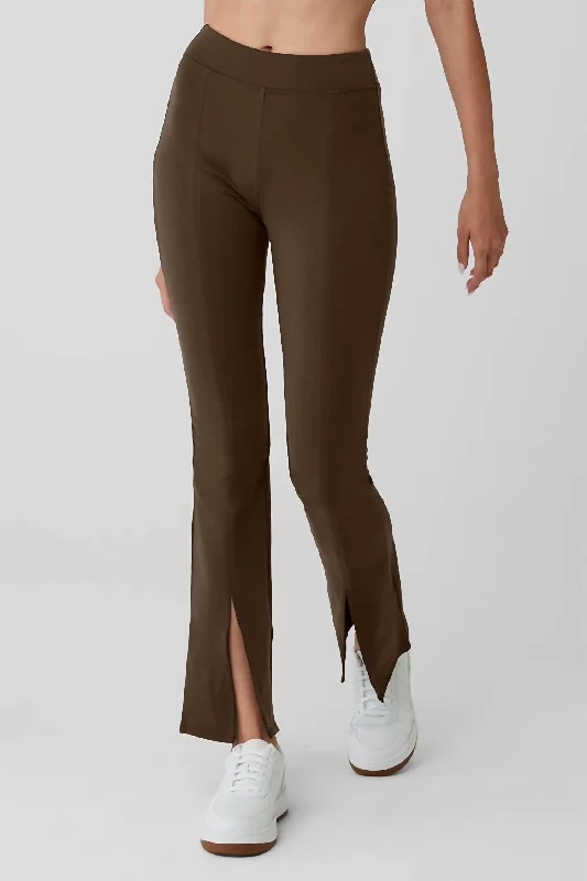 Flutter 7/8 Leggings In Espresso Brown