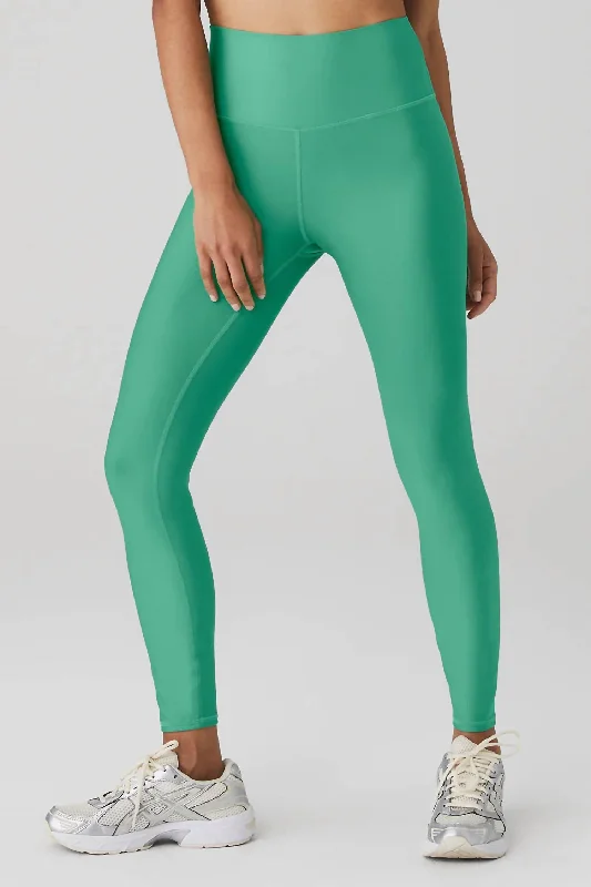 High Waist Airlift 7/8 Leggings In Lettuce Green