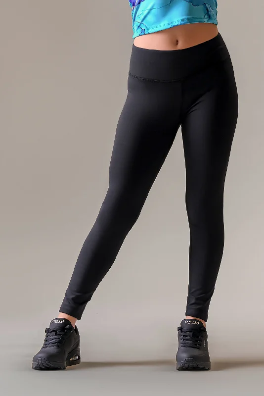 High Waisted Performance Legging - Black