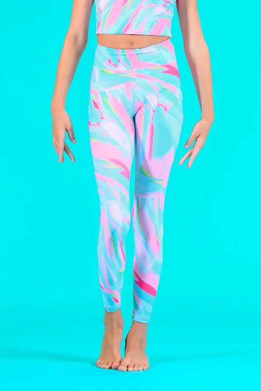 High Waisted Performance Legging - Malibu