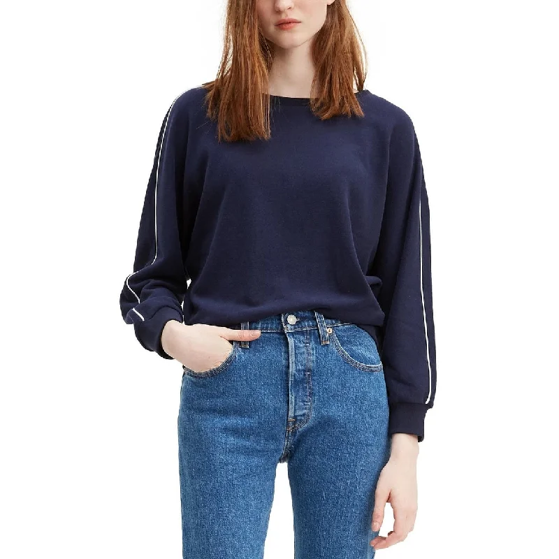 Levi's Women's Natalie Crewneck Sweatshirt Navy Size Small