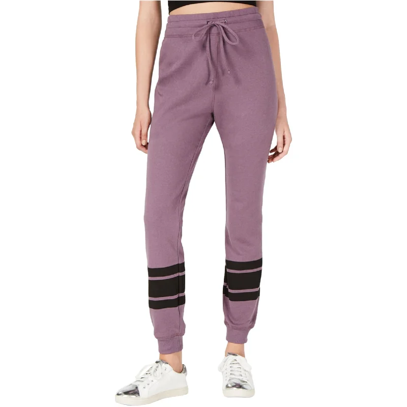 Material Girl Womens Drawstring Athletic Jogger Pants, Purple, Small