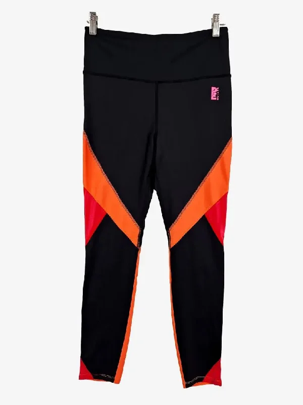 P.E Nation Grapefruit Stripe Active Leggings Size L