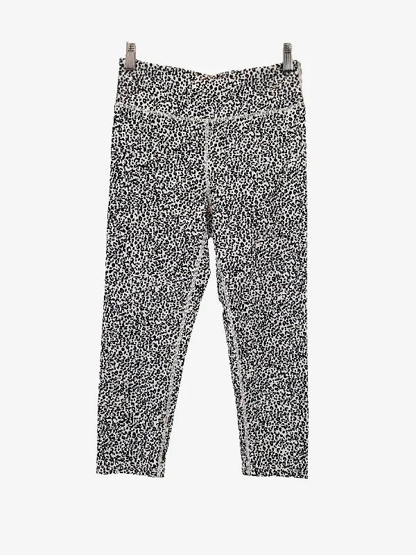 Rockwear Animal Print Cropped Activewear Leggings Size 10