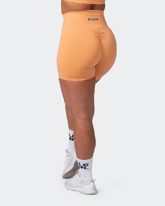 Signature Scrunch Bike Shorts Apricot