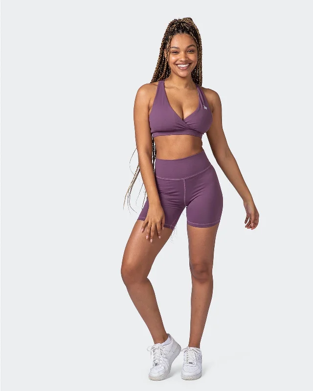 Signature Scrunch Bike Shorts-Jam