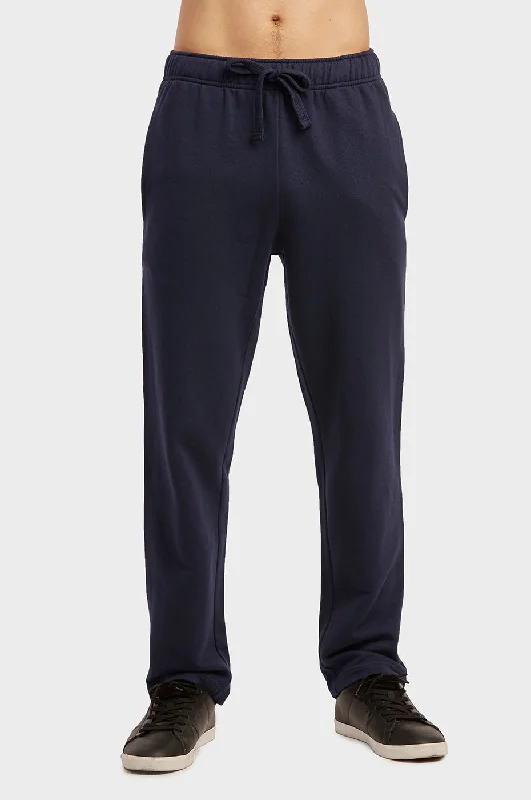 KNOCKER MEN'S TERRY SWEATPANTS (SP3000_NAVY)