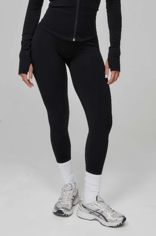 Timeless Leggings Full Length - Jet Black