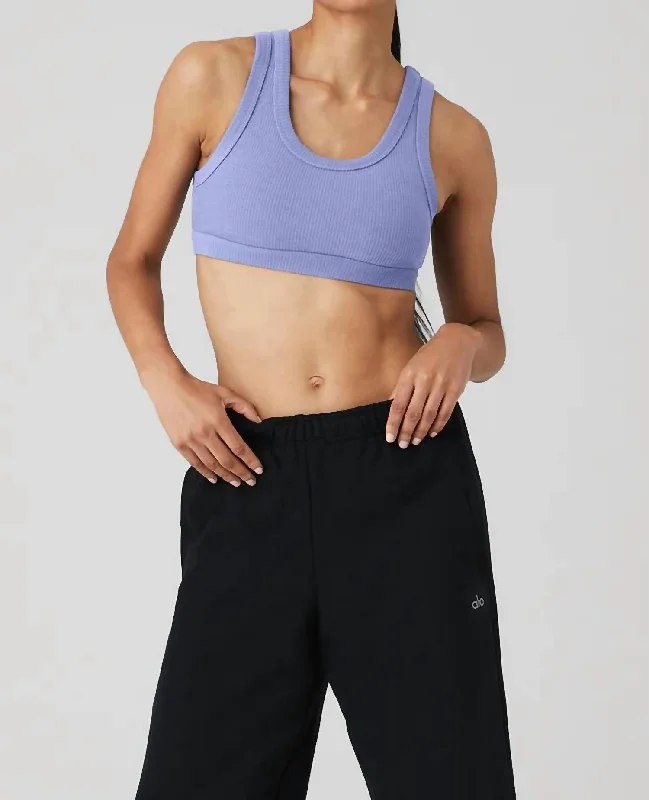 Wellness Sports Bra Tank Top In Infinity Blue