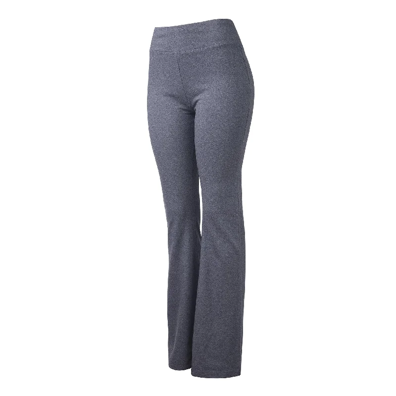 SOFRA LADIES YOGA PANTS (WP1000) - BLACK/CHC.GR/H.GREY