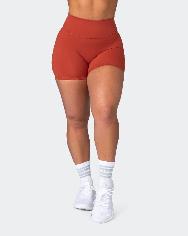 Zero Rise Everyday Midway Shorts - Burnt Orange